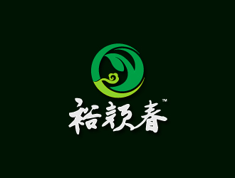 楊勇的裕顏春茶社茶館logo設(shè)計