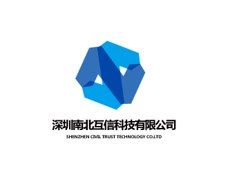 高開文的深圳南北互信科技有限公司logo設(shè)計