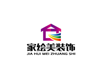 周金進(jìn)的家繪美裝飾logo設(shè)計