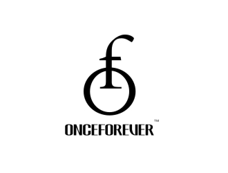 潘達品的英文：onceforever  +中文：萬姿艾唯logo設(shè)計