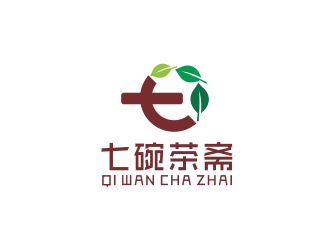 林思源的七碗茶齋茶館logo設計