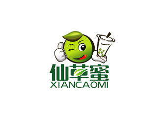 秦曉東的仙草蜜甜品店鋪logo設(shè)計(jì)