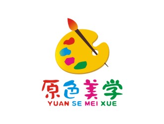 何嘉星的原色美學(xué)陶瓷藝術(shù)教育logo設(shè)計