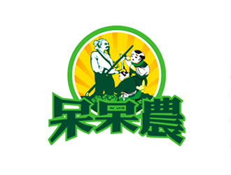 鄭國(guó)麟的呆呆農(nóng) 人物卡通LOGO設(shè)計(jì)logo設(shè)計(jì)