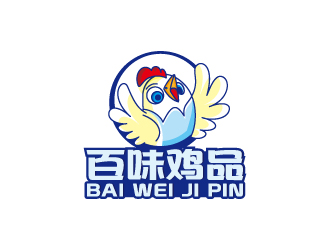 周金進(jìn)的她他啃雞 卡通logo設(shè)計(jì)logo設(shè)計(jì)