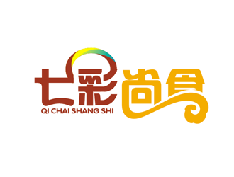 楊占斌的七彩尚食logo設(shè)計(jì)