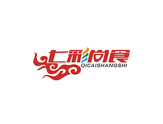 趙鵬的七彩尚食logo設(shè)計