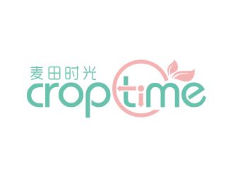 何嘉健的麥田時光 crop time電商文字logo設計logo設計