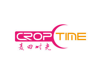 黃安悅的麥田時光 crop time電商文字logo設計logo設計