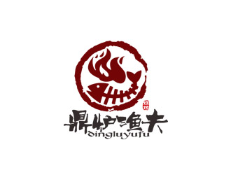 郭慶忠的鼎爐漁夫音樂燒烤吧logo設計