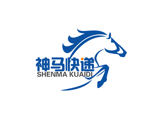 秦曉東的神馬快遞logo設計