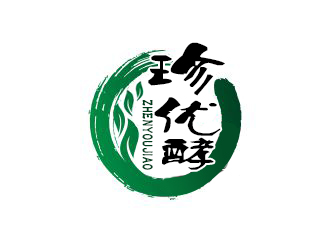 余亮亮的珍優(yōu)酵果汁飲料品牌logologo設計