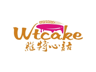 曾翼的維特心語 wtcakelogo設(shè)計