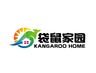 周金進的袋鼠家園 Kangaroo homelogo設(shè)計