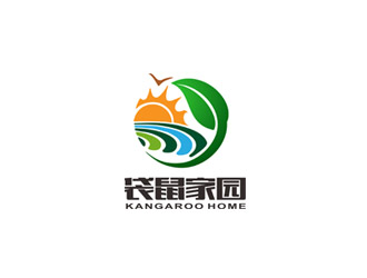 郭慶忠的袋鼠家園 Kangaroo homelogo設(shè)計