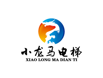 周金進的小龍馬電梯logo設計