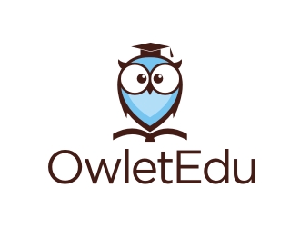 曾翼的OwletEdu 卡通貓頭鷹logo設(shè)計