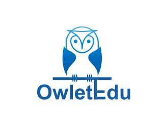 黃安悅的OwletEdu 卡通貓頭鷹logo設(shè)計