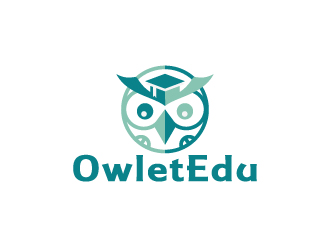 周金進(jìn)的OwletEdu 卡通貓頭鷹logo設(shè)計