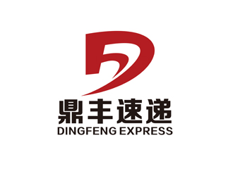 陳今朝的鼎豐速遞  dingfeng  expresslogo設(shè)計(jì)