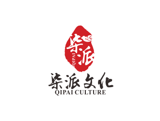 林思源的上海柒派文化傳播有限公司（ SHANGHAI QIPAI CULTURE COMMUNICATIONlogo設(shè)計(jì)