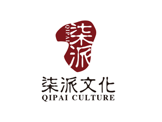 陳今朝的上海柒派文化傳播有限公司（ SHANGHAI QIPAI CULTURE COMMUNICATIONlogo設(shè)計(jì)