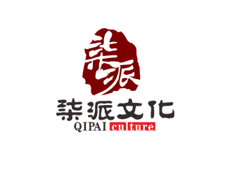 周?chē)?guó)強(qiáng)的上海柒派文化傳播有限公司（ SHANGHAI QIPAI CULTURE COMMUNICATIONlogo設(shè)計(jì)