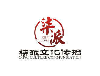 陳波的上海柒派文化傳播有限公司（ SHANGHAI QIPAI CULTURE COMMUNICATIONlogo設(shè)計(jì)