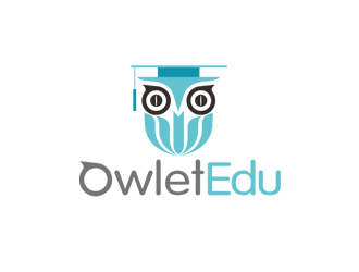 周國強的OwletEdu 卡通貓頭鷹logo設(shè)計