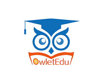 陸達(dá)活的OwletEdu 卡通貓頭鷹logo設(shè)計