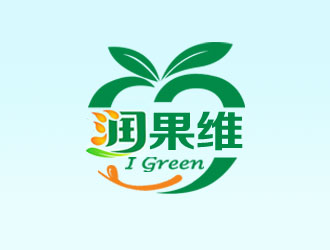 余亮亮的中文名稱：潤果維  /  英文名稱：i greenlogo設(shè)計(jì)