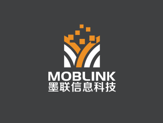 黃安悅的Moblink  上海墨聯(lián)信息科技有限公司logo設(shè)計(jì)