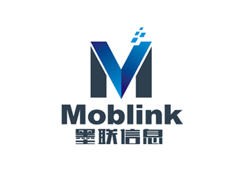 楊占斌的Moblink  上海墨聯(lián)信息科技有限公司logo設(shè)計(jì)