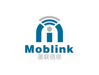 陳今朝的Moblink  上海墨聯(lián)信息科技有限公司logo設(shè)計