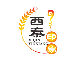 劉彩云的西秦印象小吃店鋪logologo設計