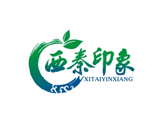 曾翼的西秦印象小吃店鋪logologo設計