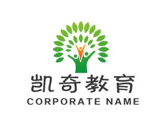 朱兵的廣州市凱奇教育咨詢有限公司logo設(shè)計(jì)