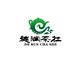 周金進(jìn)的德潤茶社茶館logo設(shè)計(jì)