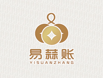 文大為的易蒜賬會計代理公司logologo設(shè)計