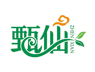 潘樂的甄仙茶葉品牌logo設(shè)計