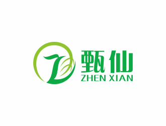 何嘉健的甄仙茶葉品牌logo設(shè)計(jì)