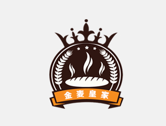 余亮亮的金麥皇家面包店logo設(shè)計(jì)