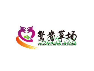 黃安悅的鴛鴦草場山水元素logologo設(shè)計(jì)