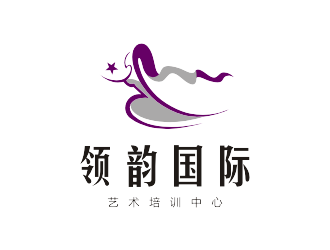 姜彥海的領(lǐng)韻國際藝術(shù)培訓(xùn)中心logo設(shè)計