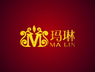 周金進(jìn)的瑪琳紅樹莓果汁飲料logo設(shè)計