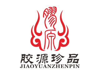 劉彩云的膠源珍品甜品品牌logologo設(shè)計(jì)