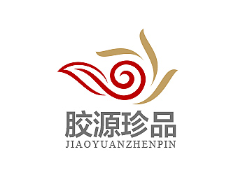 柳輝騰的膠源珍品甜品品牌logologo設(shè)計(jì)