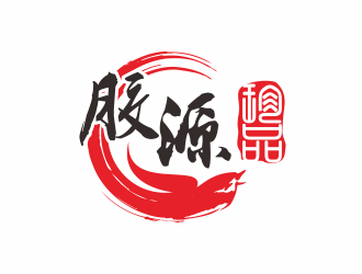 何嘉健的膠源珍品甜品品牌logologo設(shè)計(jì)