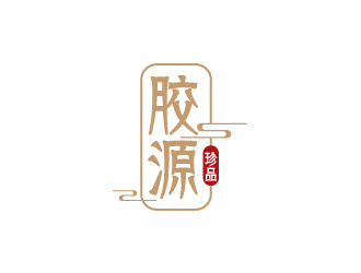 陳兆松的膠源珍品甜品品牌logologo設(shè)計