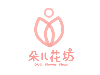 吳茜的朵兒花坊logo設(shè)計